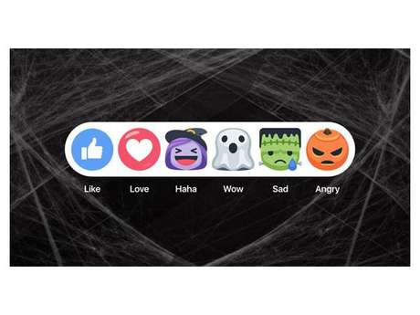 Divulgação, Facebook / PureBreak Facebook ganha botões especiais para comemorar o Halloween