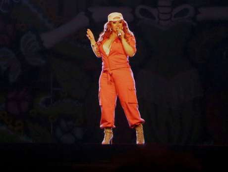 AP El polémico holograma de Jenni Rivera.