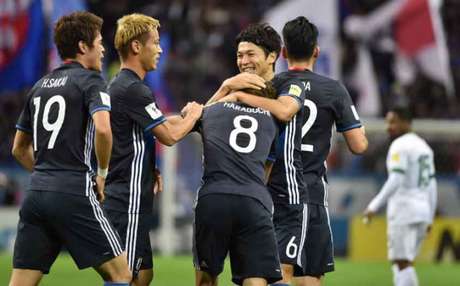 Haraguchi fez o segundo gol do Japão (Foto: Kazuhiro Nogi / AFP) Haraguchi fez o segundo gol do Japão (Foto: Kazuhiro Nogi / AFP)