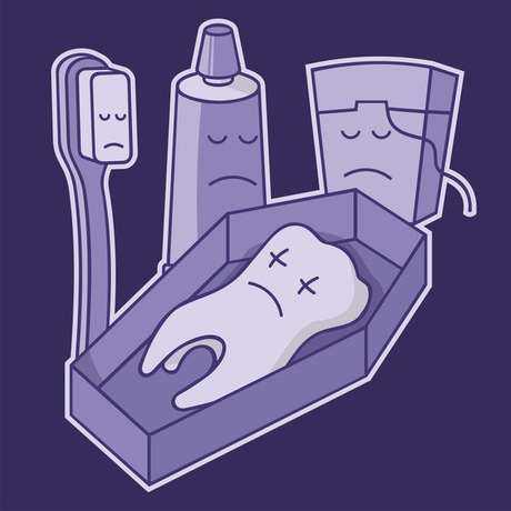 Quando uma agresso chega ao &#034;ncleo&#034; do dente, que funciona como se fosse o corao, ela pode gerar mais do que uma inflamao, causando sua morte 