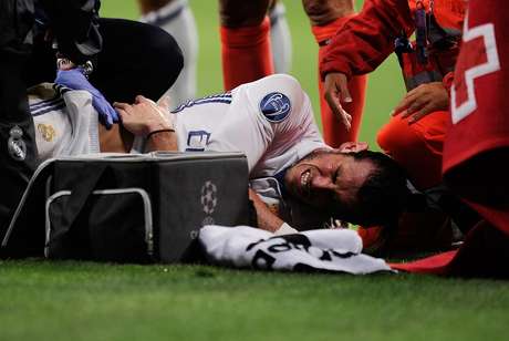 Bale sofreu a lesão no torzonelo na partida contra o Sporting, pela Liga dos Campeões