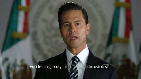 Peña Nieto en mensaje sobre el gasolinazo preguntó ¿qué hubieran hecho ustedes?.