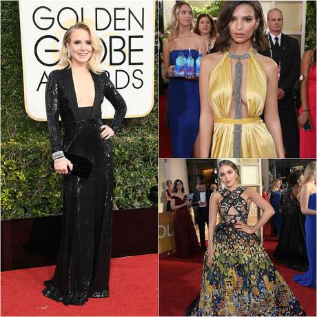 Getty Images Hubo aciertos y crímenes de moda en loas Golden Globe 2017.