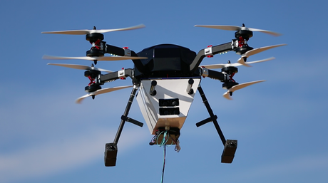 Cortesía AT&T El dron puede volar a alturas de más de 300 pies