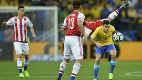 Brasil e Paraguai na Arena Corinthians (Foto: Mauro Horita / MoWA Press)