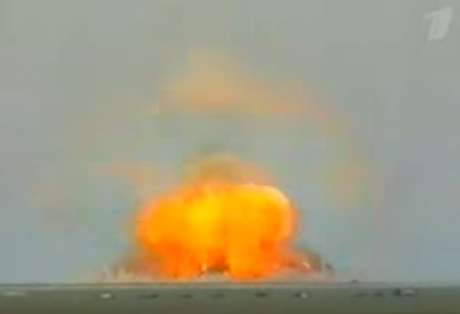 O efeito destruidor da bomba russa chega a um raio de 300 metros