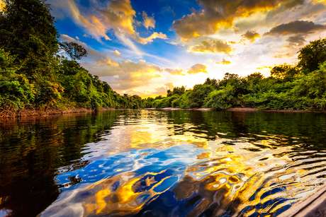 Imagem espetacular da Amazônia