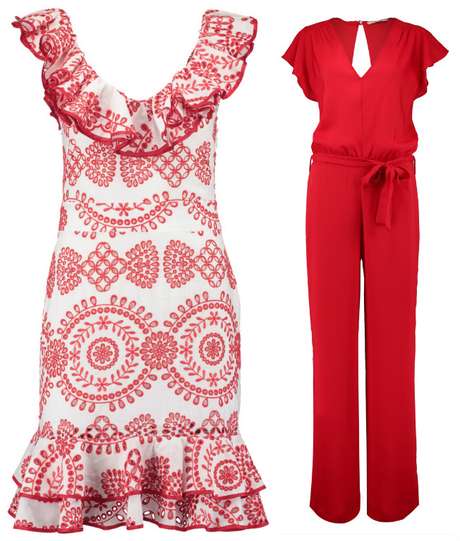 Divulgação Vestido (R$ 750) e macacão (R$ 489) da coleção Alegria Latina, de Ana Hickmann (Fotos: Divulgação)