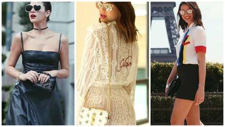 Bruna Marquezine em Paris (Fotos: Reprodução/Instagram/@brunamarquezine/@leofaria