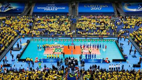 Arena da Baixada teve casa cheia na decisão entre Brasil e França (Foto: Divulgação) Arena da Baixada teve casa cheia na decisão entre Brasil e França (Foto: Divulgação)