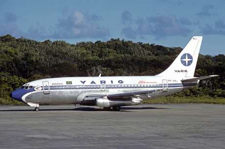 Imagem de avião da Varig