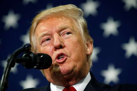 Presidente dos Estados Unidos, Donald Trump, discursa no Missouri
30/08/2017 REUTERS/Kevin Lamarque