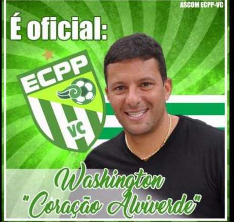 Washington será treinador pela primeira vez (Foto: Reprodução) Washington será treinador pela primeira vez (Foto: Reprodução)