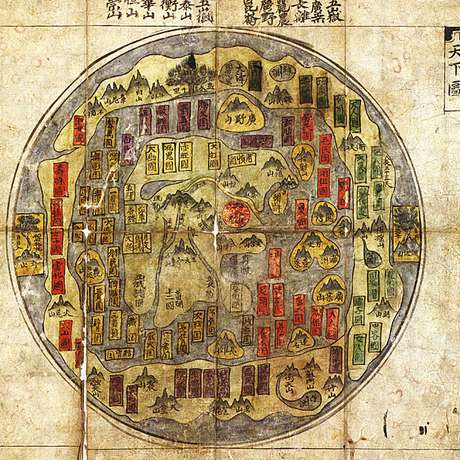 Mapa tradicional coreano Mapa tradicional coreano
