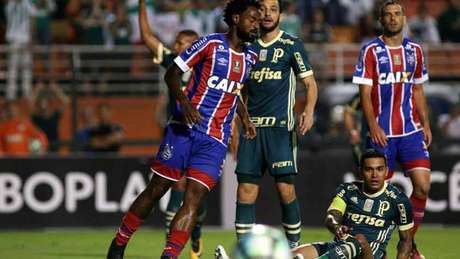 Palmeiras abriu 2 a 0 no primeiro tempo e cedeu o empate no fim da segunda etapa (Foto: Luis Moura / WPP) Palmeiras abriu 2 a 0 no primeiro tempo e cedeu o empate no fim da segunda etapa (Foto: Luis Moura / WPP)