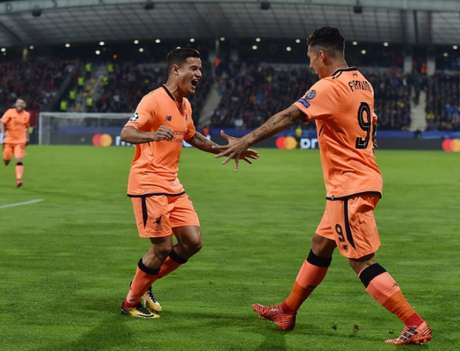 Brasileiros brilharam na Eslovênia (Foto: Twitter / Liverpool) Brasileiros brilharam na Eslovênia (Foto: Twitter / Liverpool)