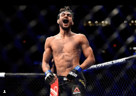 Ricardo Carcacinha nocauteou Aiemann Zahabi no terceiro round (FOTO: Reprodução/UFC)