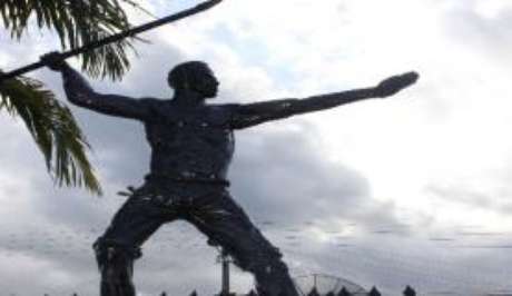 Estátua em homenagem a Zumbi dos Palmares