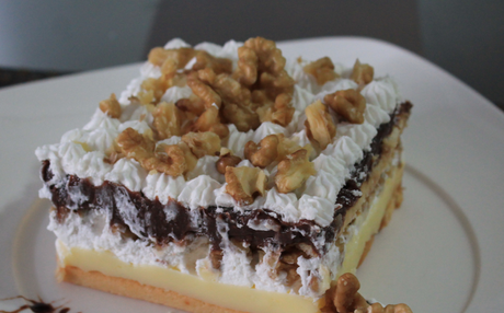 Torta Gelada Com Nozes Para O Natal