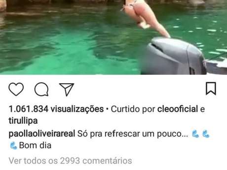 Pabllo Vittar elogiou a beleza de Paolla Oliveira em vídeo no Instagram Pabllo Vittar elogiou a beleza de Paolla Oliveira em vídeo no Instagram