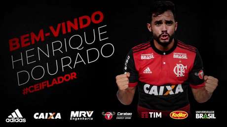 Henrique Dourado é o novo atacante do Flamengo.