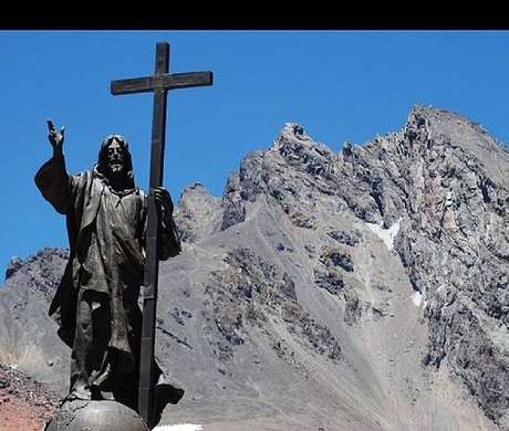 Ansa / Ansa - Brasil O Cristo Redentor dos Andes, na fronteira entre Argentina e Chile.