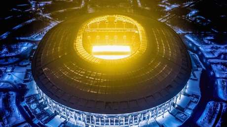 Getty Images / BBCBrasil.com Cinco das 12 arenas, incluindo o estádio Luzhniki, já foram entregues