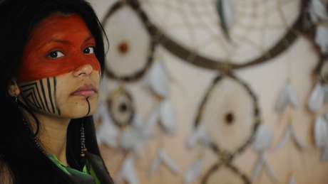BBCBrasil.com Os guajajara consideram a língua um aspecto importantíssimo para preservação de sua cultura | Foto: Tânia Rêgo/Agência Brasil