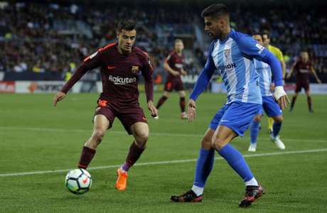 Coutinho marcou o seu segundo gol no Campeonato Espanhol (Foto: AFP)