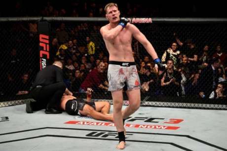 O russo Alexander Volkov nocauteou Fabrício Werdum no quarto assalto da luta (Foto: UFC) O russo Alexander Volkov nocauteou Fabrício Werdum no quarto assalto da luta (Foto: UFC)