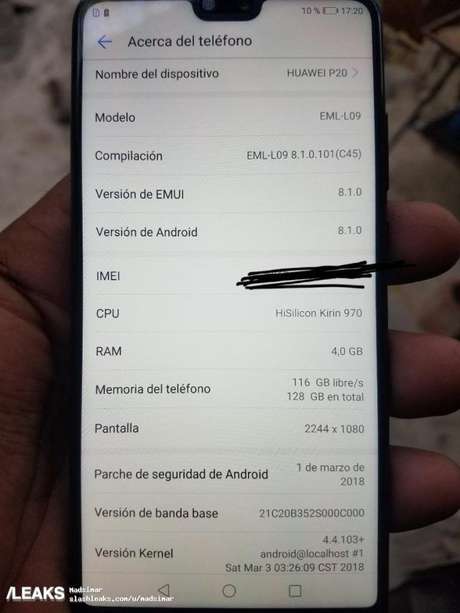 Imagem mostra detalhes do smartphone do Huawei P20 (Foto: SlashLeaks/Madsimar) Imagem mostra detalhes do smartphone do Huawei P20 (Foto: SlashLeaks/Madsimar)