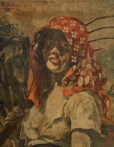 Suposto retrato de amante pintado por Hitler vai a leilão Suposto retrato de amante pintado por Hitler vai a leilão