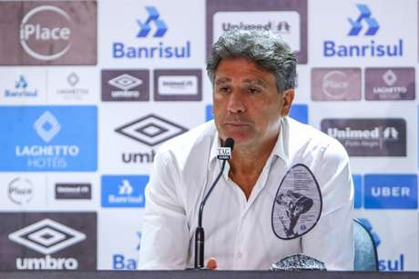 Renato Gaúcho afirmou que vai ficar no Grêmio e acabou com as esperanças do Flamengo (FOTO: LUCAS UEBEL/GREMIO FBPA) Renato Gaúcho afirmou que vai ficar no Grêmio e acabou com as esperanças do Flamengo (FOTO: LUCAS UEBEL/GREMIO FBPA)