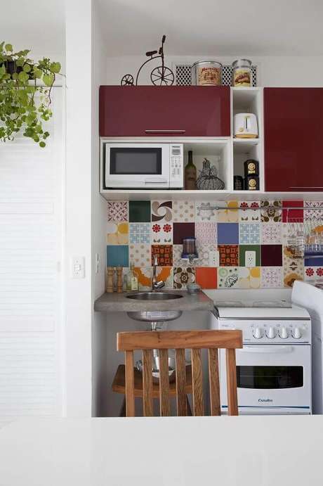 22. Projeto de móveis sob medidas para decoração de cozinha simples 22. Projeto de móveis sob medidas para decoração de cozinha simples