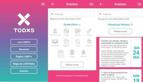 App permite ver eventos relacionados à comunidade por região (Foto: Wagner Alves/Canaltech)