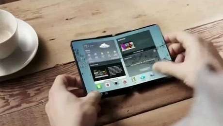 smartphone dobrável Samsung smartphone dobrável Samsung