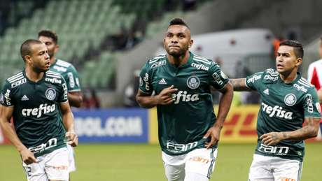 Com três de Borja, Palmeiras garante melhor campanha da Liberta (Foto: RODRIGO GAZZANEL/RM SPORTS IMAGE) Com três de Borja, Palmeiras garante melhor campanha da Liberta (Foto: RODRIGO GAZZANEL/RM SPORTS IMAGE)