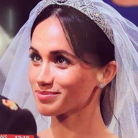 Meghan Markle de noiva (Foto: Reprodução) Meghan Markle de noiva (Foto: Reprodução)