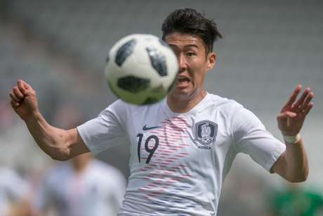 Son é o grande destaque da Coreia do Sul (Foto: Vladimir Simicek / AFP) Son é o grande destaque da Coreia do Sul (Foto: Vladimir Simicek / AFP)