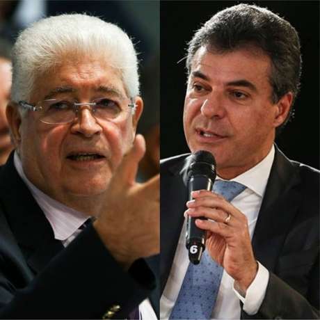 Senador Roberto Requião, do MDB, e Beto Richa, do PSDB, aparecem como os principais nomes da disputa para o Senado Senador Roberto Requião, do MDB, e Beto Richa, do PSDB, aparecem como os principais nomes da disputa para o Senado