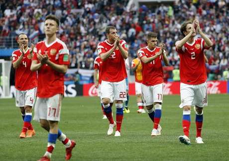 Com duas vitórias contundentes, Rússia é a maior surpresa da Copa até aqui Com duas vitórias contundentes, Rússia é a maior surpresa da Copa até aqui