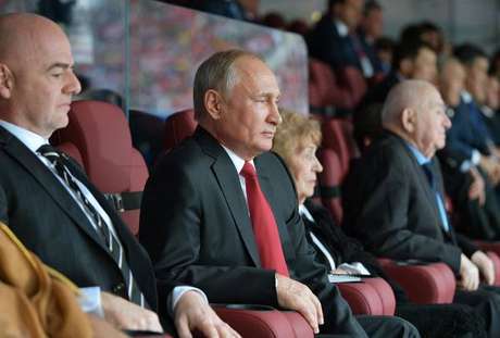 Vladimir Putin na abertura da Copa do Mundo de 2018 Vladimir Putin na abertura da Copa do Mundo de 2018