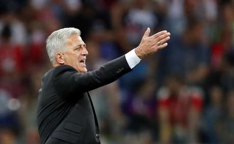 Swiss coach Vladimir Petkovic during the match against Costa Rica at the World Cup
27/06/2018 REUTERS / Matthew Childs