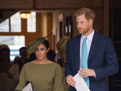 Príncipe Harry e Meghan Markle prestigiaram o batizado de príncipe Louis em Londres nesta segunda-feira, dia 9 de julho de 2018 Príncipe Harry e Meghan Markle prestigiaram o batizado de príncipe Louis em Londres nesta segunda-feira, dia 9 de julho de 2018