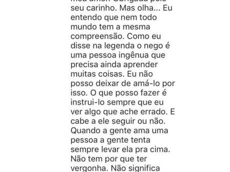 Anitta em comentário sobre Nego do Borel no Instagram Anitta em comentário sobre Nego do Borel no Instagram