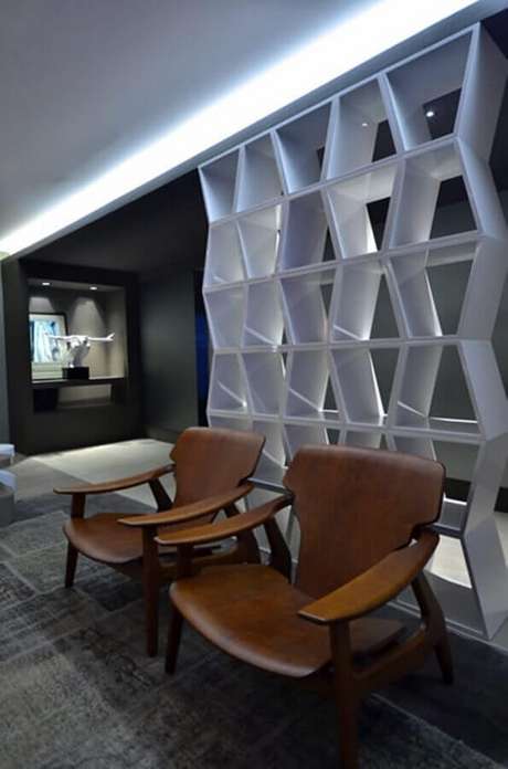 27. Modelos de divisórias modernas para ambientes sofisticados 27. Modelos de divisórias modernas para ambientes sofisticados