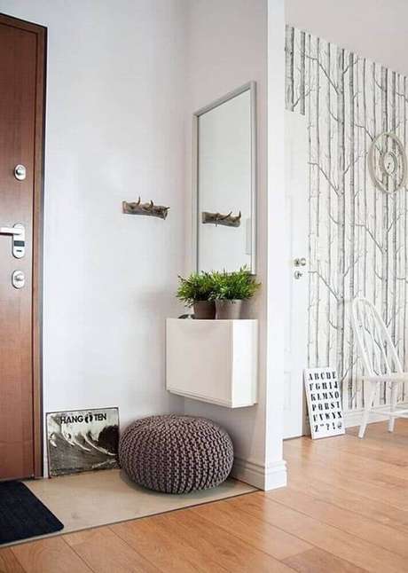 Hall de Entrada Dicas de Decoraç u00e3o +50 Modelos Artesanato Madeira Joinville ~ Hall de Entrada Dicas de Decoraç u00e3o +50 Modelos