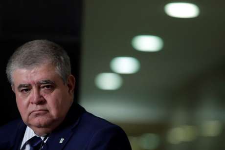Ministro da Secretaria de Governo, Carlos Marun, durante entrevista coletiva em Brasília
29/03/2018 REUTERS/Ueslei Marcelino