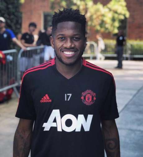 Fred já está nos Estados Unidos para pré-temporada do United (Foto: Reprodução / Twitter) Fred já está nos Estados Unidos para pré-temporada do United (Foto: Reprodução / Twitter)
