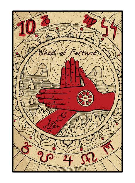 Esta semana carta a Roda do tarot mostra que vamos colher o que plantamos Esta semana carta a Roda do tarot mostra que vamos colher o que plantamos